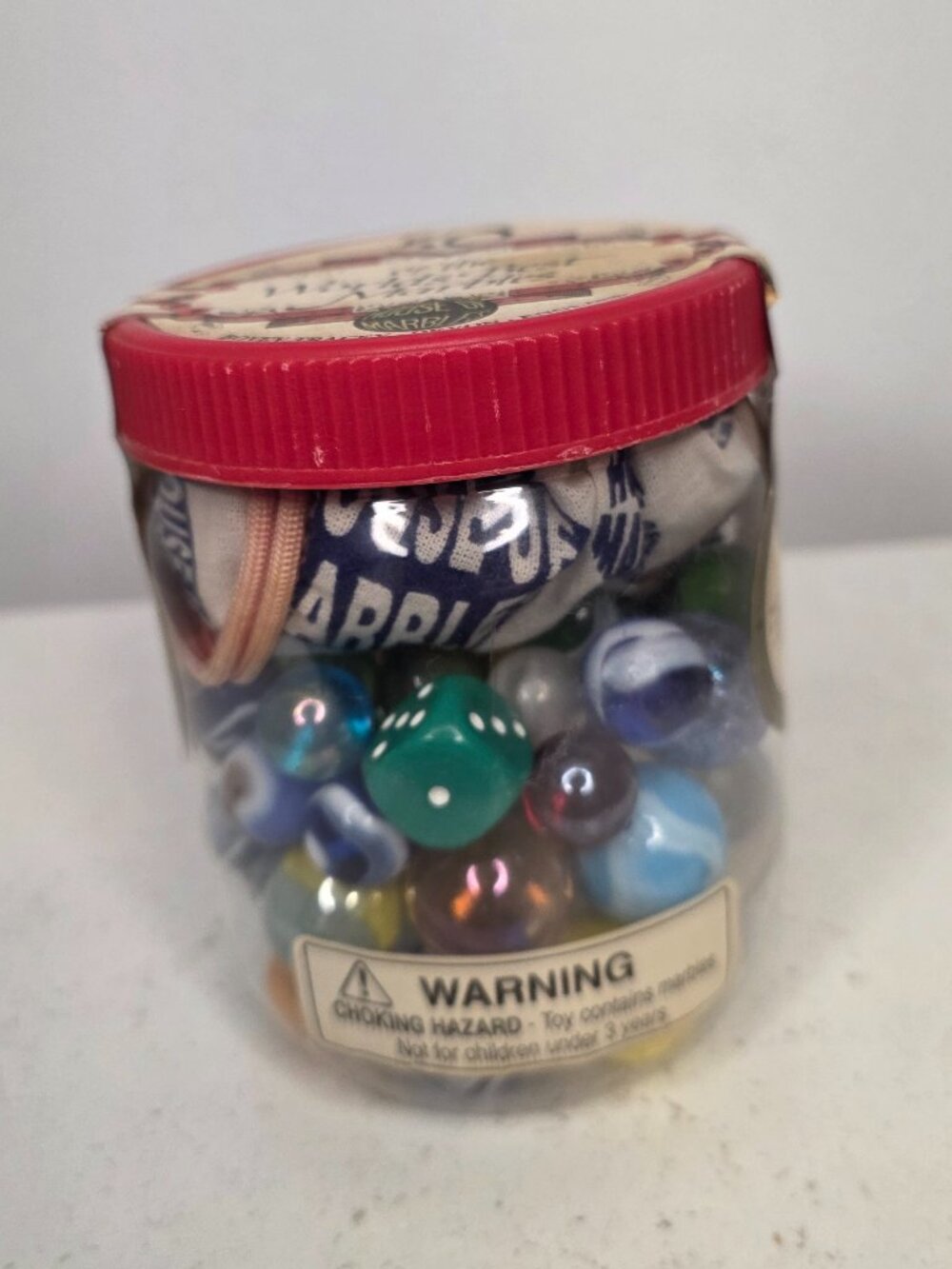 House of Marbles 50 of the Worlds Best Marbles Bag and Instructions England NWT